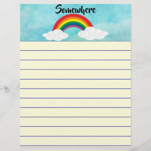 Somewhere Writing Paper