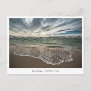 Sommaroy Beach Norway Postcard