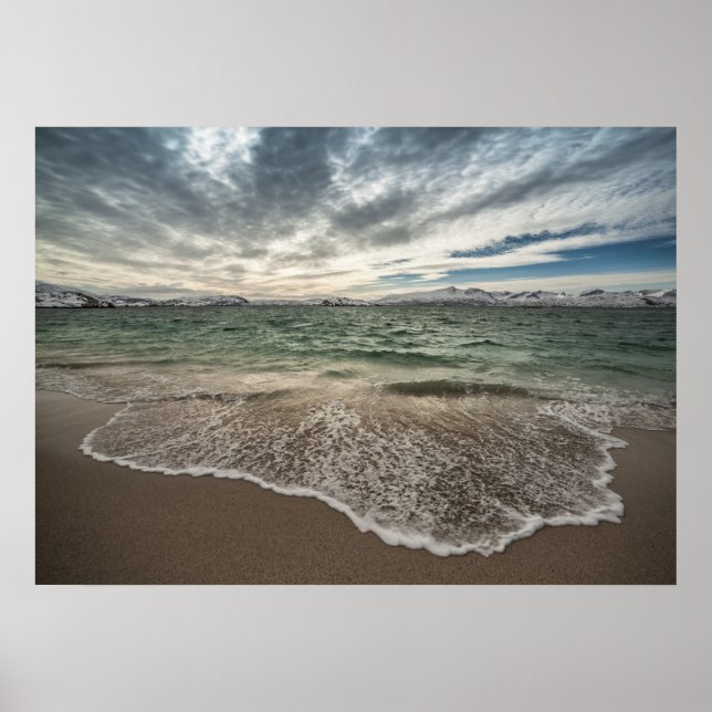 Sommaroy Seascape Photograph Poster (Front)