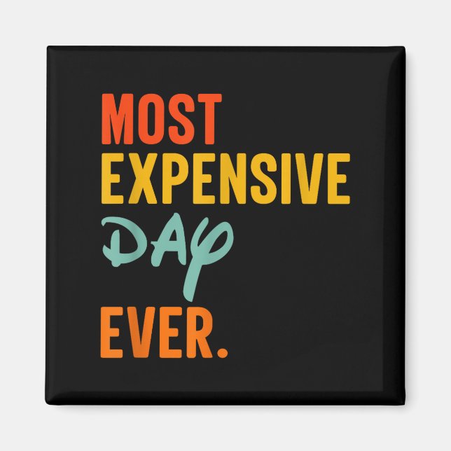 Sommas Most Expensive Day Ever Funny Family Vacati Magnet (Front)