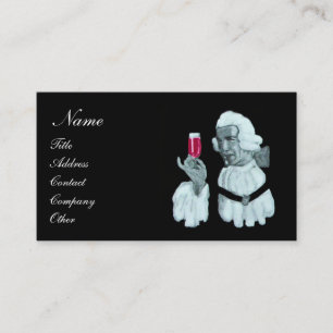 SOMMELIER WINE TASTING PARTY,RED WAX SEAL BUSINESS CARD