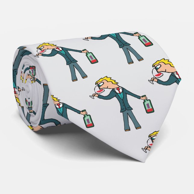 Sommelier Wine Tasting Tie (Rolled)