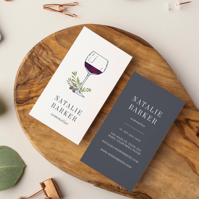 Sommelier | Winemaker | Wine Industry Business Card (Creator Uploaded)