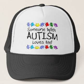 Somone With Autism Loves Me (PP) Trucker Hat