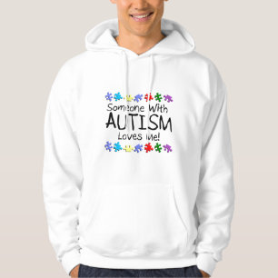 Somone With Autism Loves Me (Puzzle) Hoodie