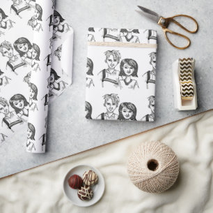 Son and Daughter Day Wrapping Paper
