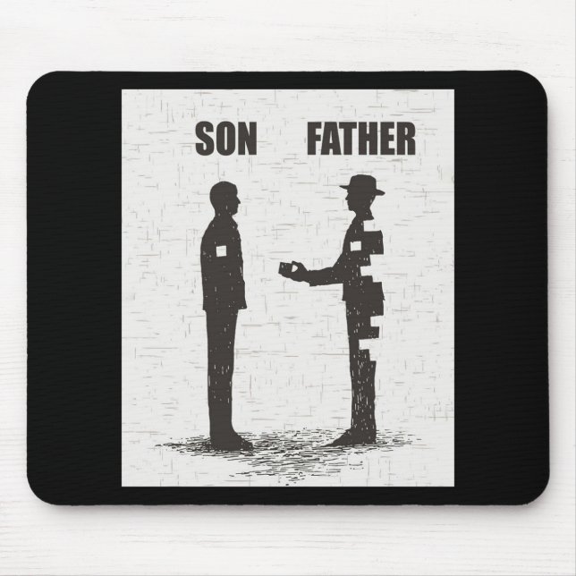 Son And Father Mouse Pad (Front)