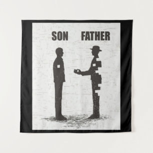 Son And Father Tapestry