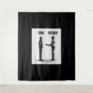 Son And Father Tapestry