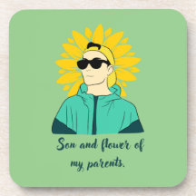 Son and flower of my parents