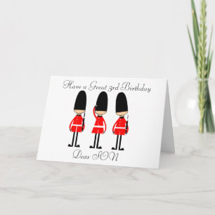 SON ANY AGE BIRTHDAY CARD
