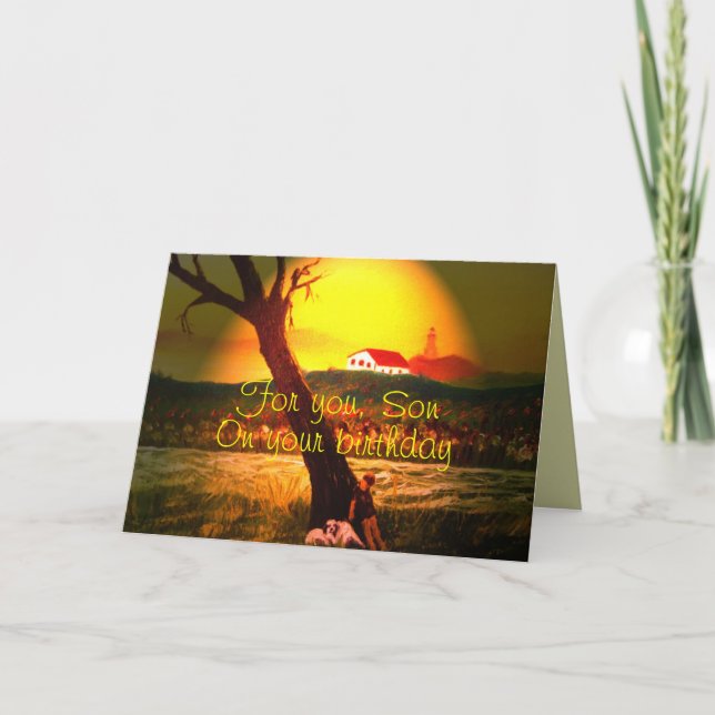 Son Birthday Card (Front)