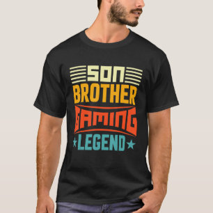 Son Brother Gaming Legend Boys Girls T-Shirt