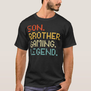 Son Brother Gaming Legend Video Game Gift For Kids T-Shirt