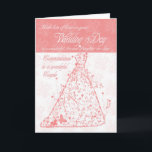 Son & Daughter-in-Law wedding day congratulations Card<br><div class="desc">Son & Daughter-in-Law wedding day congratulations</div>