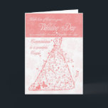 Son & Daughter-in-Law wedding day congratulations Card<br><div class="desc">Son & Daughter-in-Law wedding day congratulations</div>