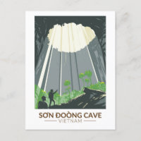 Son Doong Cave Vietnam Travel Art Vintage