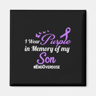 Son Drug Overdose Awareness Memory  Magnet