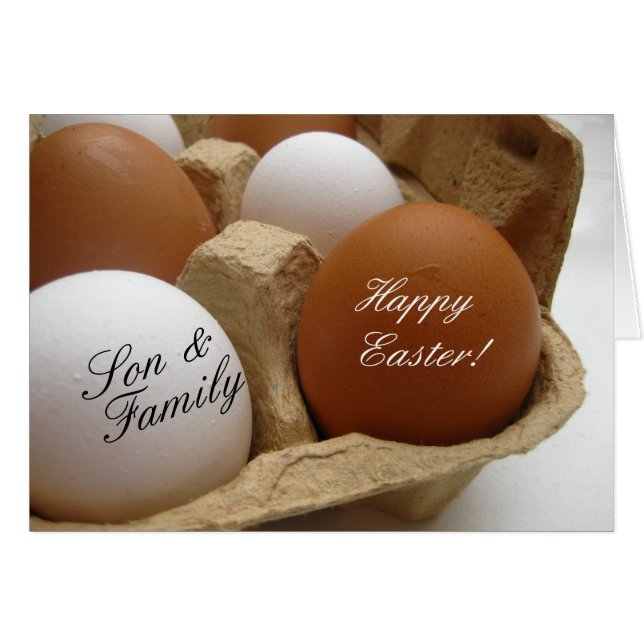 Son & Family Happy Easter (Front Horizontal)