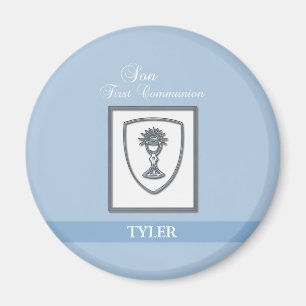 Son, First Communion Silver Chalice Magnet