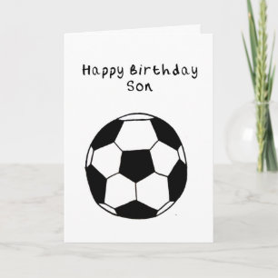 Son Football Birthday Card