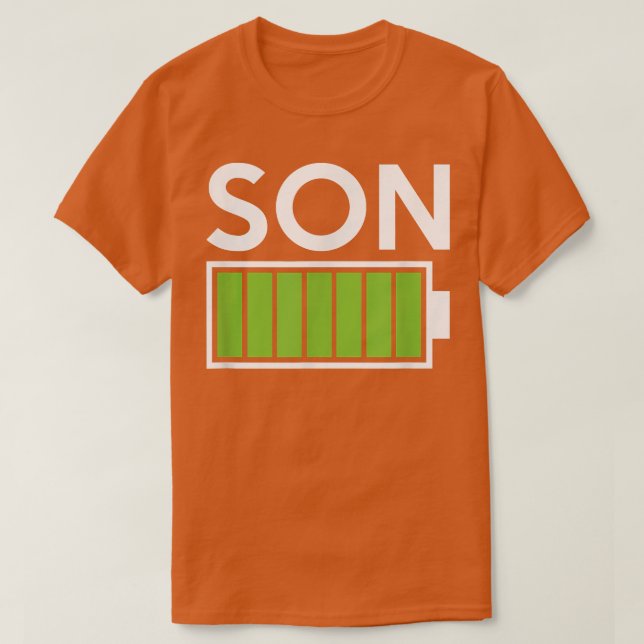 Son Full Battery  T-Shirt (Design Front)