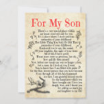 Son Gift | For My Son Thank You For Adding So Much Holiday Card<br><div class="desc">Son Gift | For My Son Thank You For Adding So Much Joy And Laughter To My Life</div>