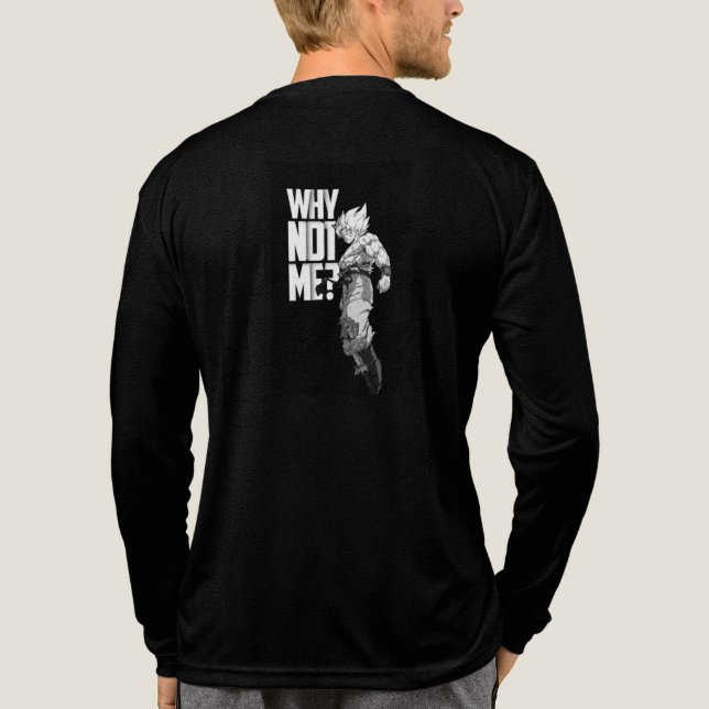 Son goku black t shirt (Back)