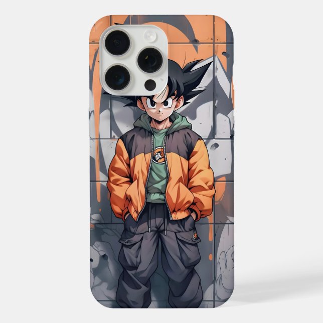 Son Goku Streetwear Edition iPhone Case (Back)
