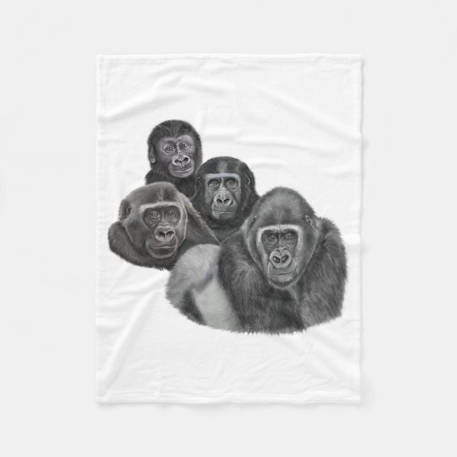 Son Gorilla Blanket By AGE. Gorilla Life GL/TFW (Front)