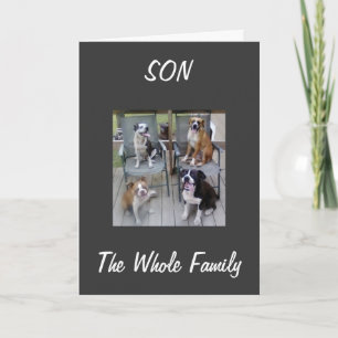 "SON" GRADUATE FROM THE FAMILY CARD