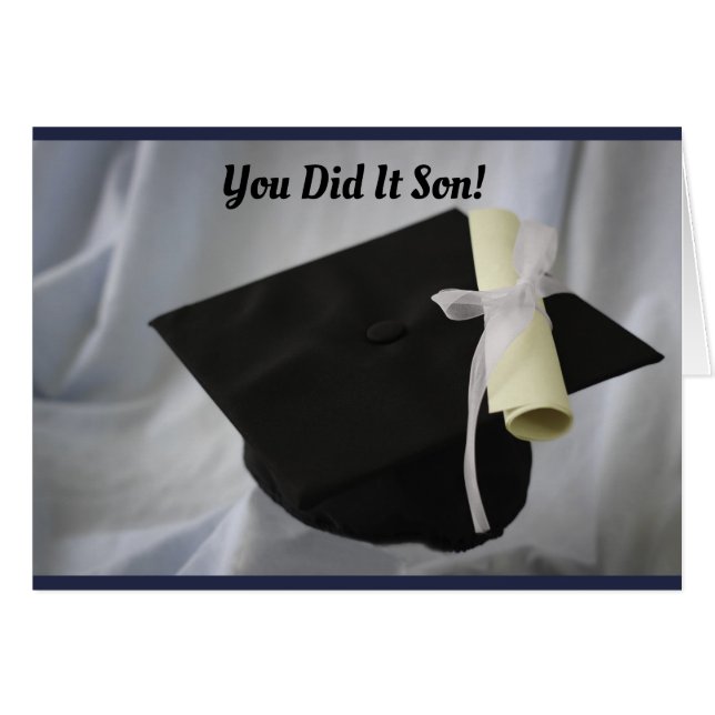 Son Graduation (Front Horizontal)