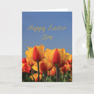 Son Happy Easter Holiday Card
