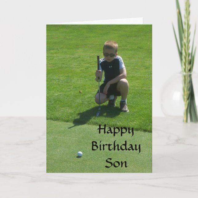 SON, HAPPY PAR-FECT BIRTHDAY CARD (Front)