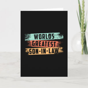 Son In Law Awesome Lawsuit Father In Law Gift Idea Card