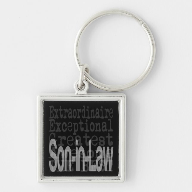 Son In Law Extraordinaire Key Ring (Front)