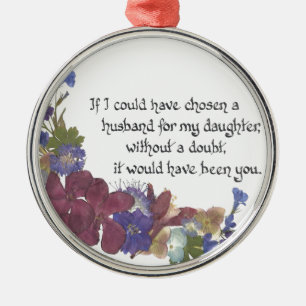 Son-in-Law gift Metal Tree Decoration