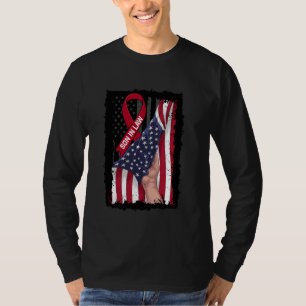 Son In Law Multiple Myeloma Awareness Ribbon Ameri T-Shirt