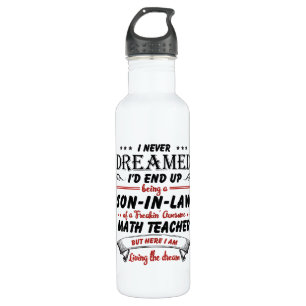 Son In Law Of Awesome Math Teacher 710 Ml Water Bottle
