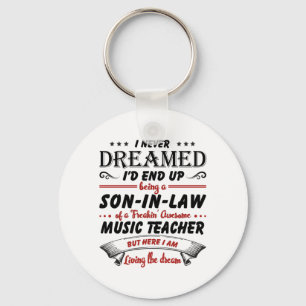 Son In Law Of Awesome Music Teacher Key Ring