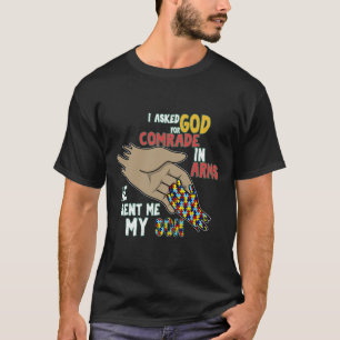Son Kid Autistic Puzzle Piece Cool Autism Awarenes T-Shirt