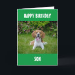 SON & MY FAVORITE FIREMAN ON BIRTHDAY! CARD<br><div class="desc">THANK U FOR STOPPING BY ONE OF MY EIGHT STORES!!!!</div>