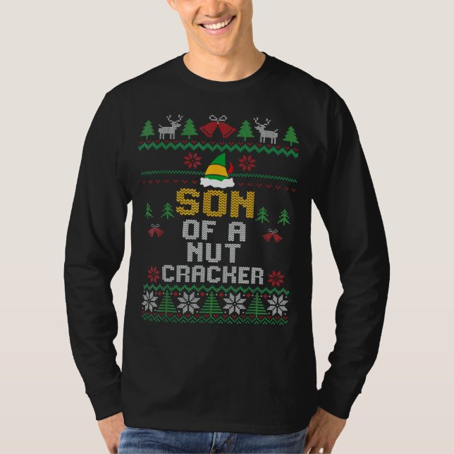 Son Of A Nutcracker Family Matching Pyjamas Christ T-Shirt (Front)