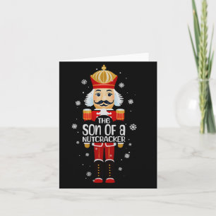 Son Of A Nutcracker Funny Christmas Family Matchin Card