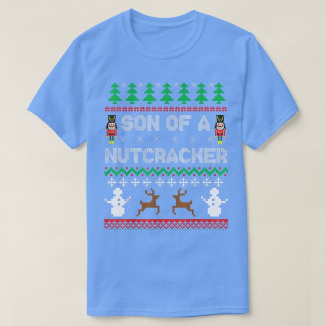 Son of a Nutcracker Funny Ugly Christmas Sweater P (Design Front)