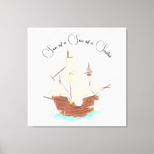 Son of a Son of a Sailor pirate Canvas Print