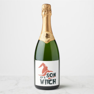 Son Of a Witch Sparkling Wine Label
