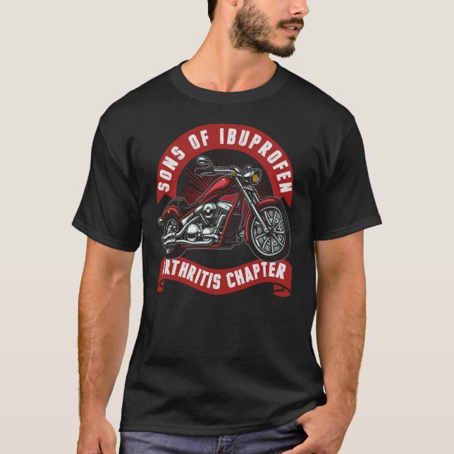 son of arthritis ibuprofen chapter t shirt (Front)