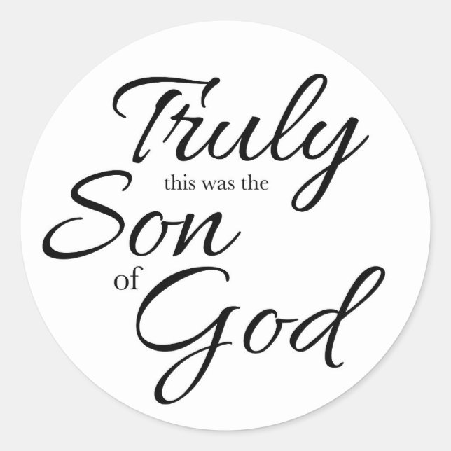 Son of God Sticker (Front)