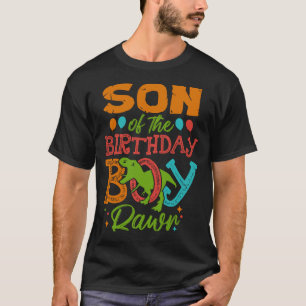 SON Of The Birthday Boy Rawr Dinosaur T-Shirt